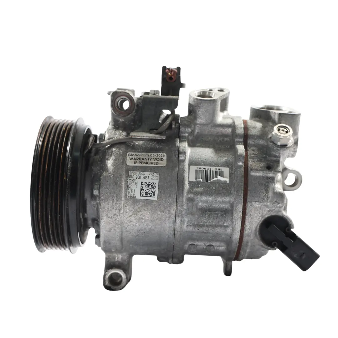 Bomba Compresor Aire Acondicionado 2.0 TDI para Audi A4 B8 A5 8T con número de pieza 8T0260805T Audi A4 B8 A5 8T Bomba Compresor Aire Acondicionado 2.0 TDI - SKU 8T0260805T-1 - Número de pieza 8T0260805T