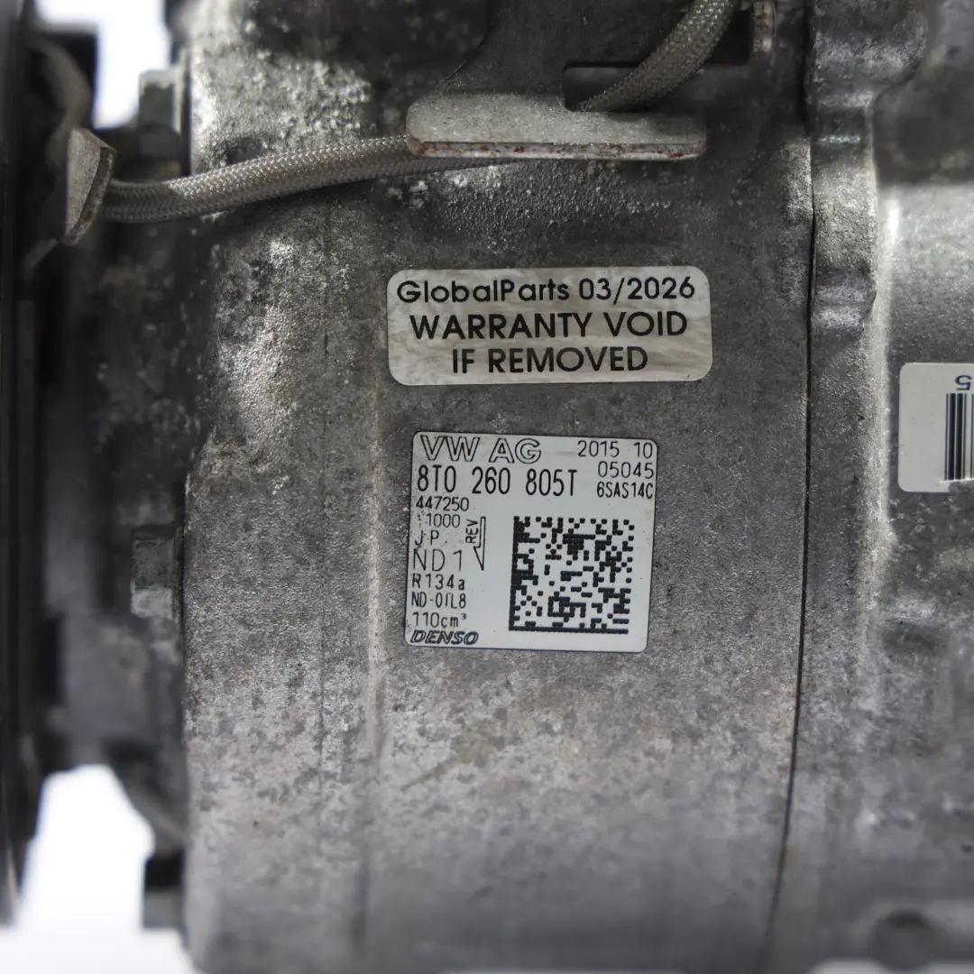 Audi A4 B8 A5 8T Bomba Compresor Aire Acondicionado 2.0 TDI - SKU 8T0260805T-1 - Número de pieza 8T0260805T