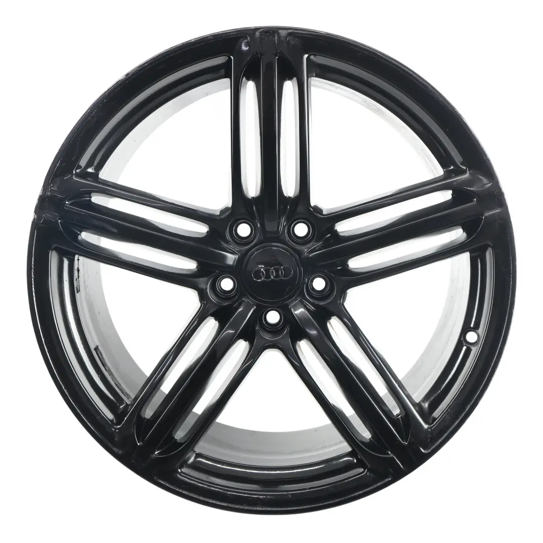 Audi A5 8T Black Wheel Alloy Rim 19" 9J ET:33 Three Spoke Star - SKU 8T0601025CB-1 - Part number 8T0601025CB