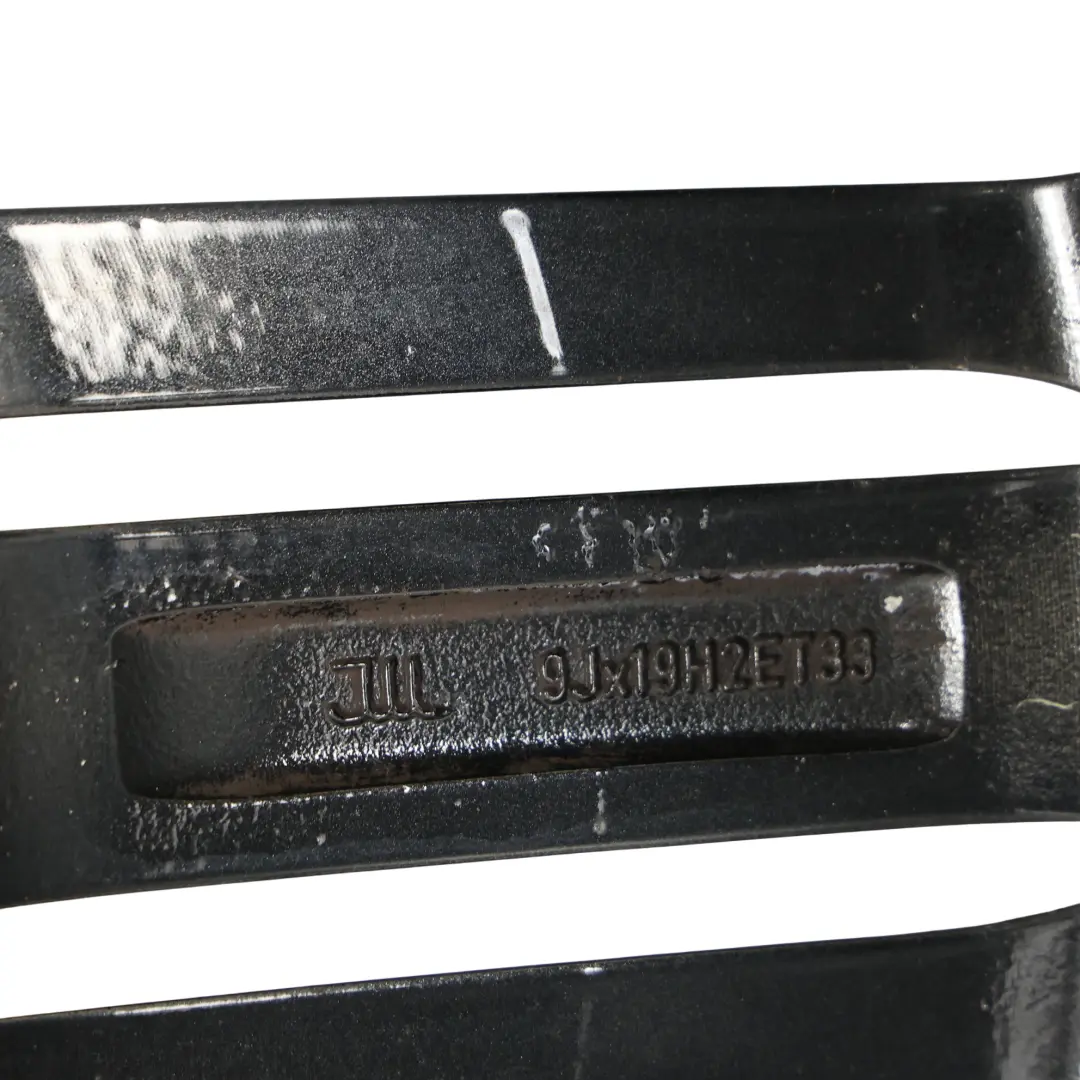 Llanta Aleación Negra 19" 9J ET:33 Three Spoke Star para Audi A5 8T con número de pieza 8T0601025CB Audi A5 8T Llanta Aleación Negra 19" 9J ET:33 Three Spoke Star - SKU 8T0601025CB-1 - Número de pieza 8T0601025CB