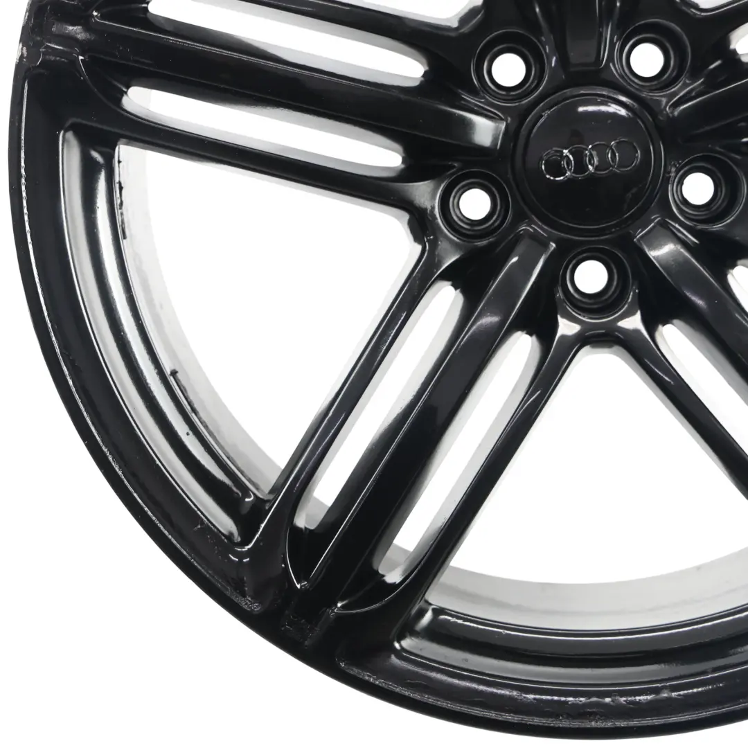 Audi A5 8T Black Wheel Alloy Rim 19" 9J ET:33 Three Spoke Star - SKU 8T0601025CB-1 - Part number 8T0601025CB