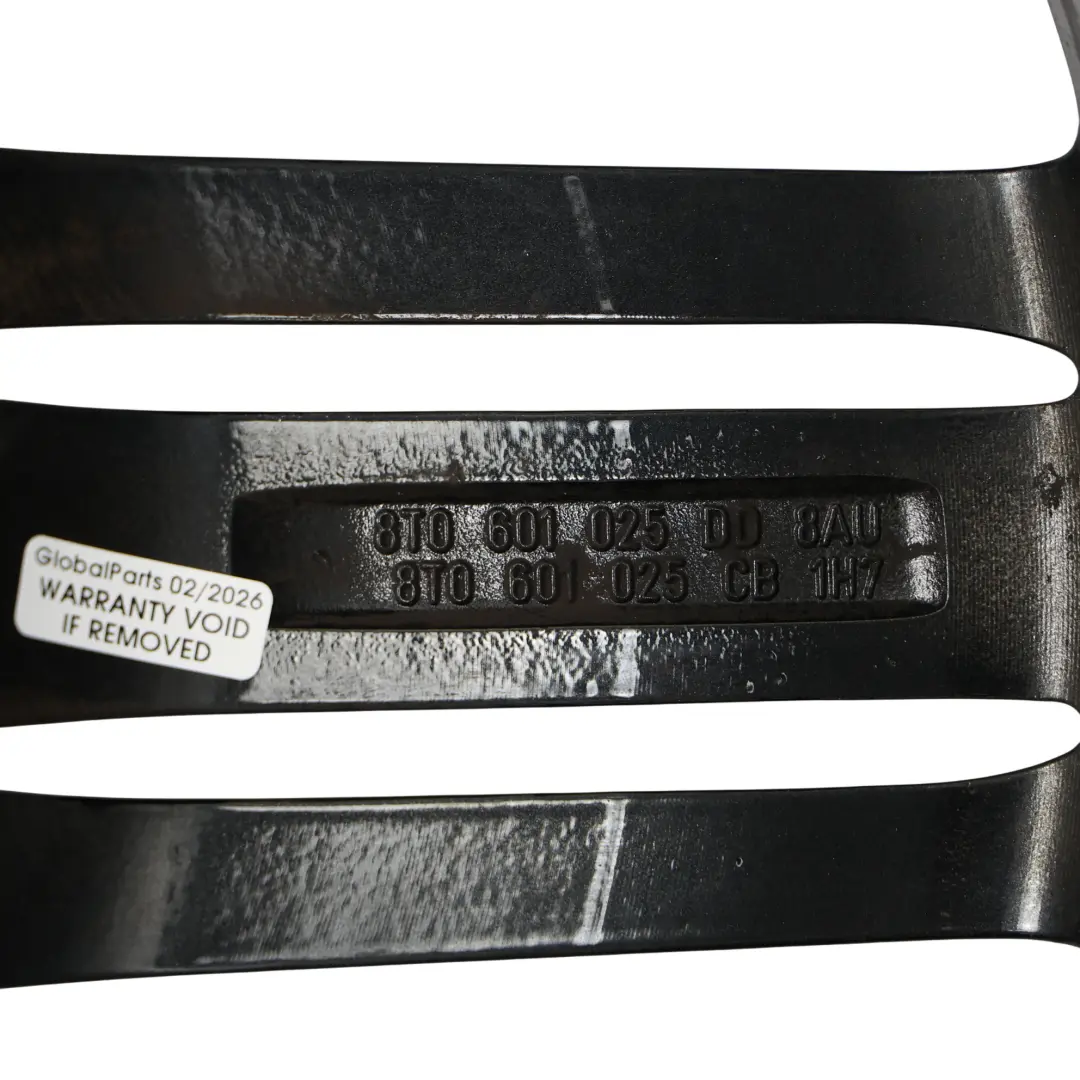 Czarna Felga Aluminiowa 19" 9J ET:33 do Audi A5 8T o numerze 8T0601025CB Audi A5 8T Czarna Felga Aluminiowa 19" 9J ET:33 - SKU 8T0601025CB-2 - Numer Części 8T0601025CB