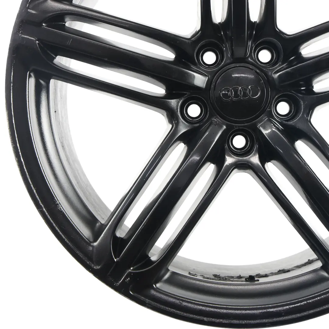 Audi A5 8T Black Wheel Alloy Rim 19" 9J ET:33 Three Spoke Star - SKU 8T0601025CB-2 - Part number 8T0601025CB