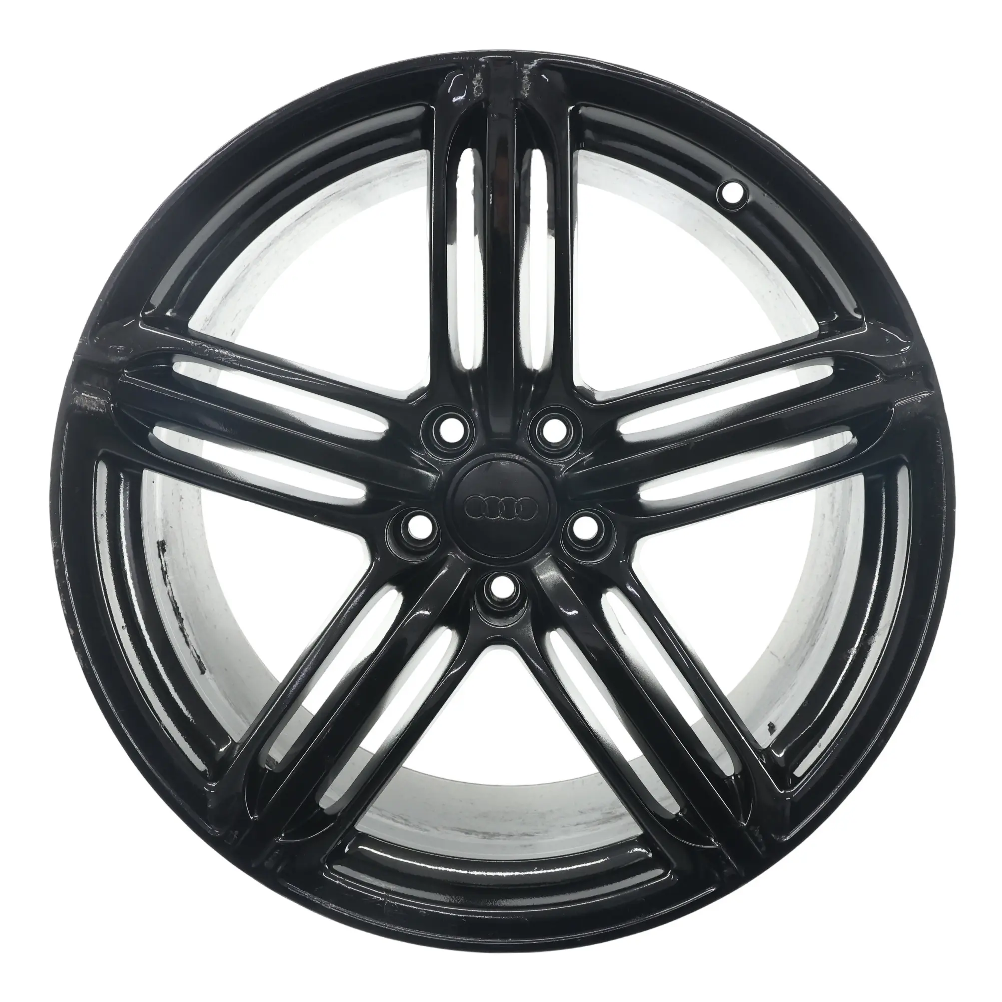 Audi A5 8T Black Wheel Alloy Rim 19" 9J ET:33 Three Spoke Star 8T0601025CB