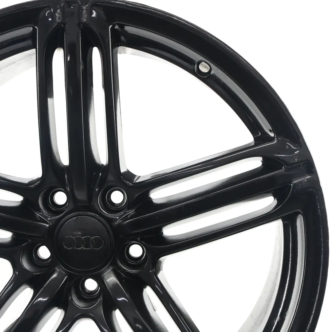 Alloy Rim 19" 9J ET:33 Three Spoke Star to Audi A5 8T Black Wheel with Part number 8T0601025CB Audi A5 8T Black Wheel Alloy Rim 19" 9J ET:33 Three Spoke Star - SKU 8T0601025CB-3 - Part number 8T0601025CB