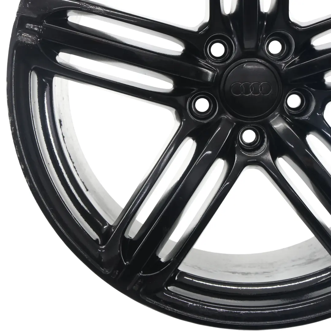 Alloy Rim 19" 9J ET:33 Three Spoke Star to Audi A5 8T Black Wheel with Part number 8T0601025CB Audi A5 8T Black Wheel Alloy Rim 19" 9J ET:33 Three Spoke Star - SKU 8T0601025CB-3 - Part number 8T0601025CB