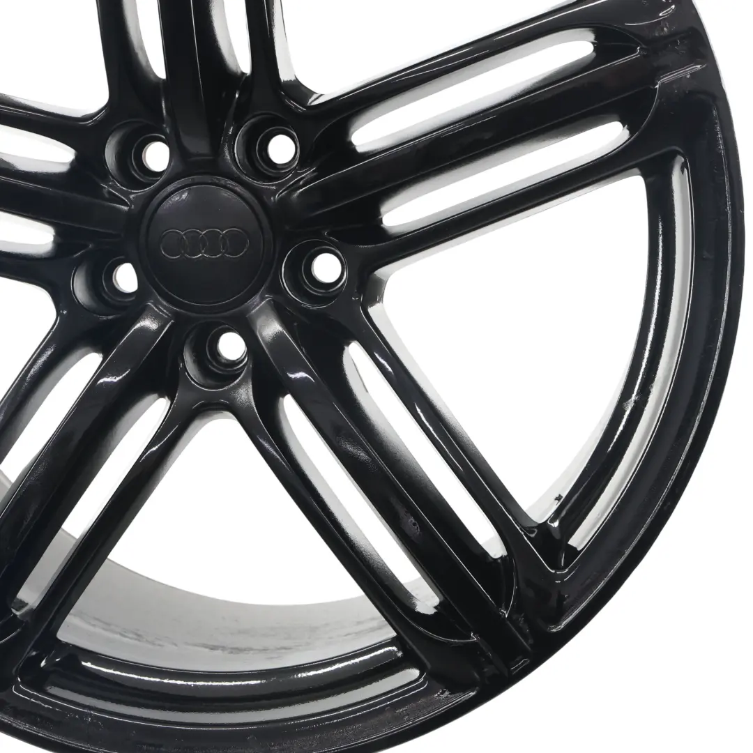 Alloy Rim 19" 9J ET:33 Three Spoke Star to Audi A5 8T Black Wheel with Part number 8T0601025CB Audi A5 8T Black Wheel Alloy Rim 19" 9J ET:33 Three Spoke Star - SKU 8T0601025CB-3 - Part number 8T0601025CB