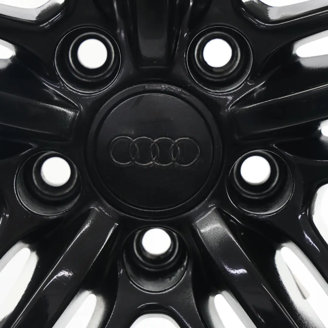 Alloy Rim 19" 9J ET:33 Three Spoke Star to Audi A5 8T Black Wheel with Part number 8T0601025CB Audi A5 8T Black Wheel Alloy Rim 19" 9J ET:33 Three Spoke Star - SKU 8T0601025CB-3 - Part number 8T0601025CB