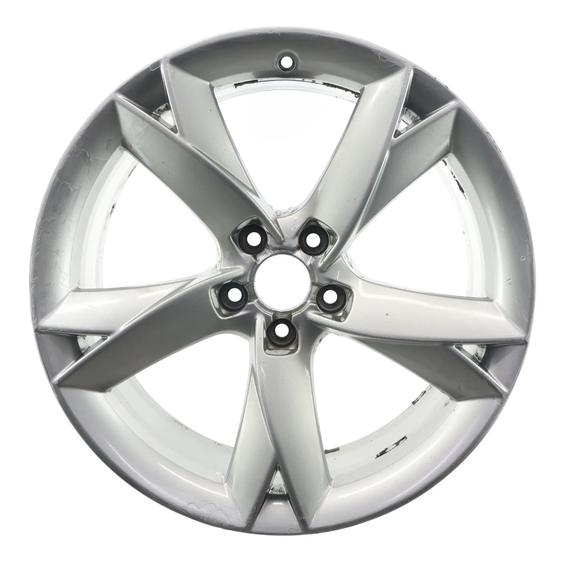 Audi A5 8T Argento Cerchio in lega 19" 8.5J ET:32 Stella a raggiera 8T0601025F