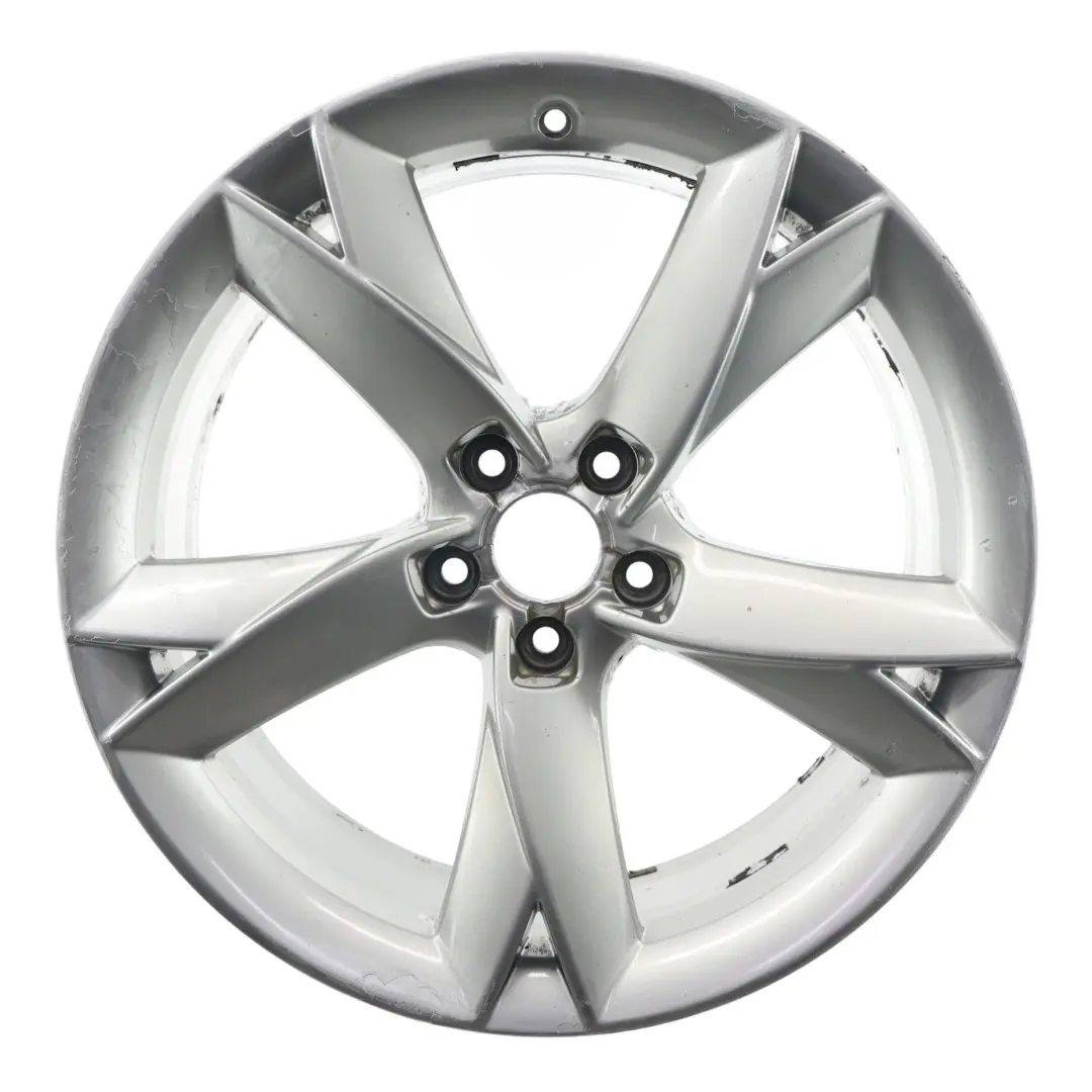 Audi A5 8T Silberne Leichtmetallfelge 19" 8.5J ET:32 Sternspeiche - SKU 8T0601025F-1 - Teilenummer 8T0601025F