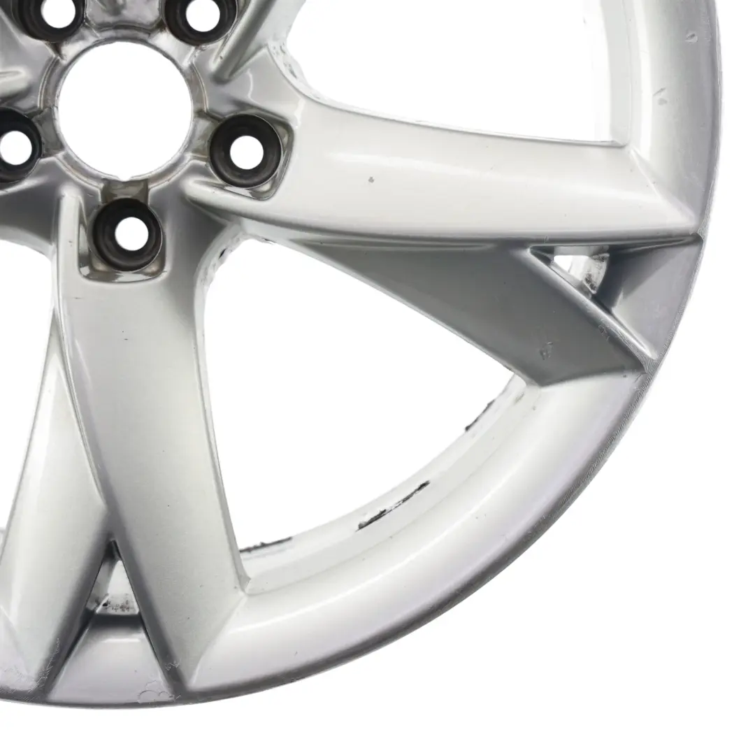 Audi A5 8T Jante argentée en alliage 19" 8.5J ET:32 flèche l'étoile - SKU 8T0601025F-1 - Numéro de pièce 8T0601025F