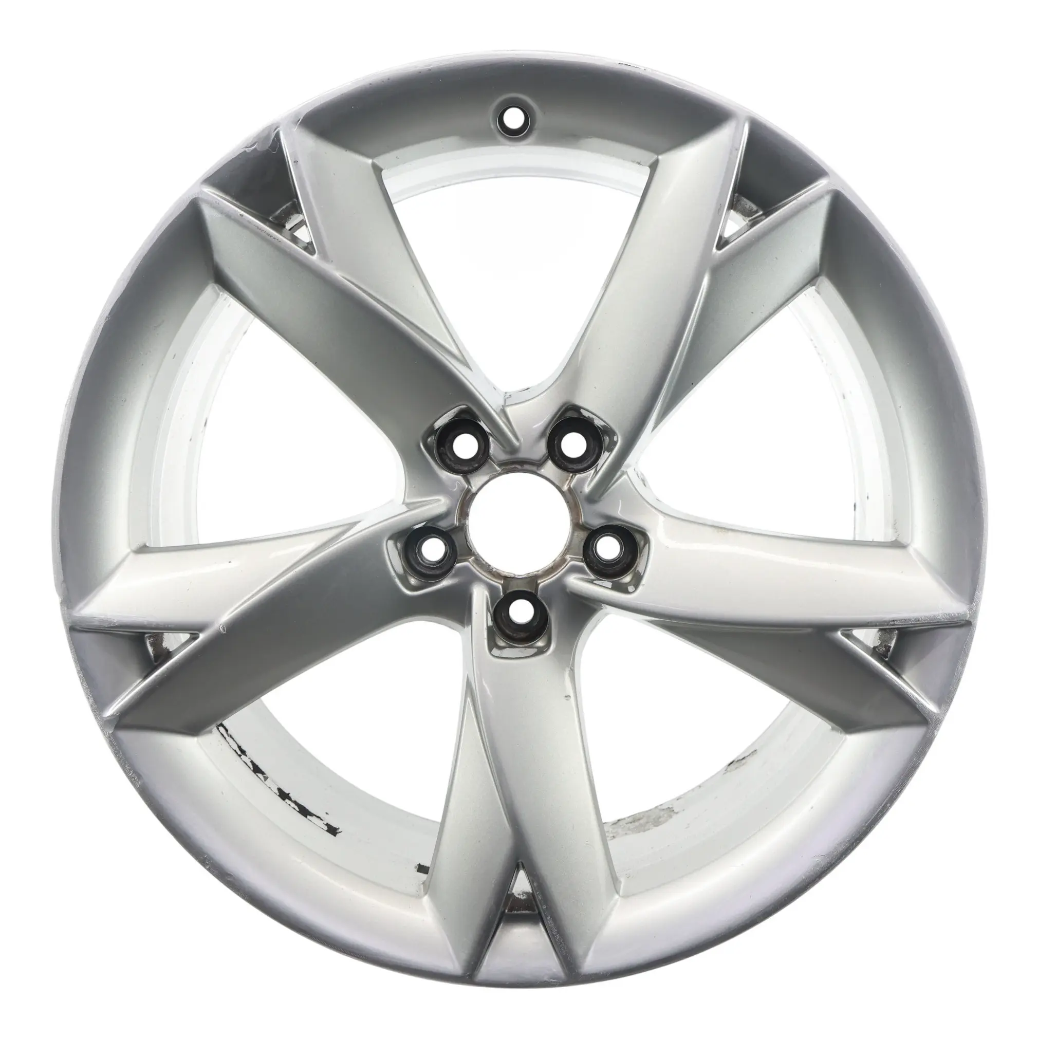 Audi A5 8T Jante argentée en alliage 19" 8.5J ET:32 Star Spoke 8T0601025F