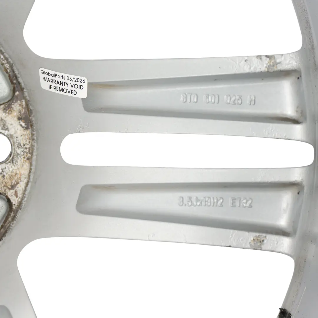 Alloy Rim Speedline 19" 8.5J ET:32 to Audi A5 8T Silver Wheel with Part number 8T0601025H Audi A5 8T Silver Wheel Alloy Rim Speedline 19" 8.5J ET:32 - SKU 8T0601025H-6 - Part number 8T0601025H