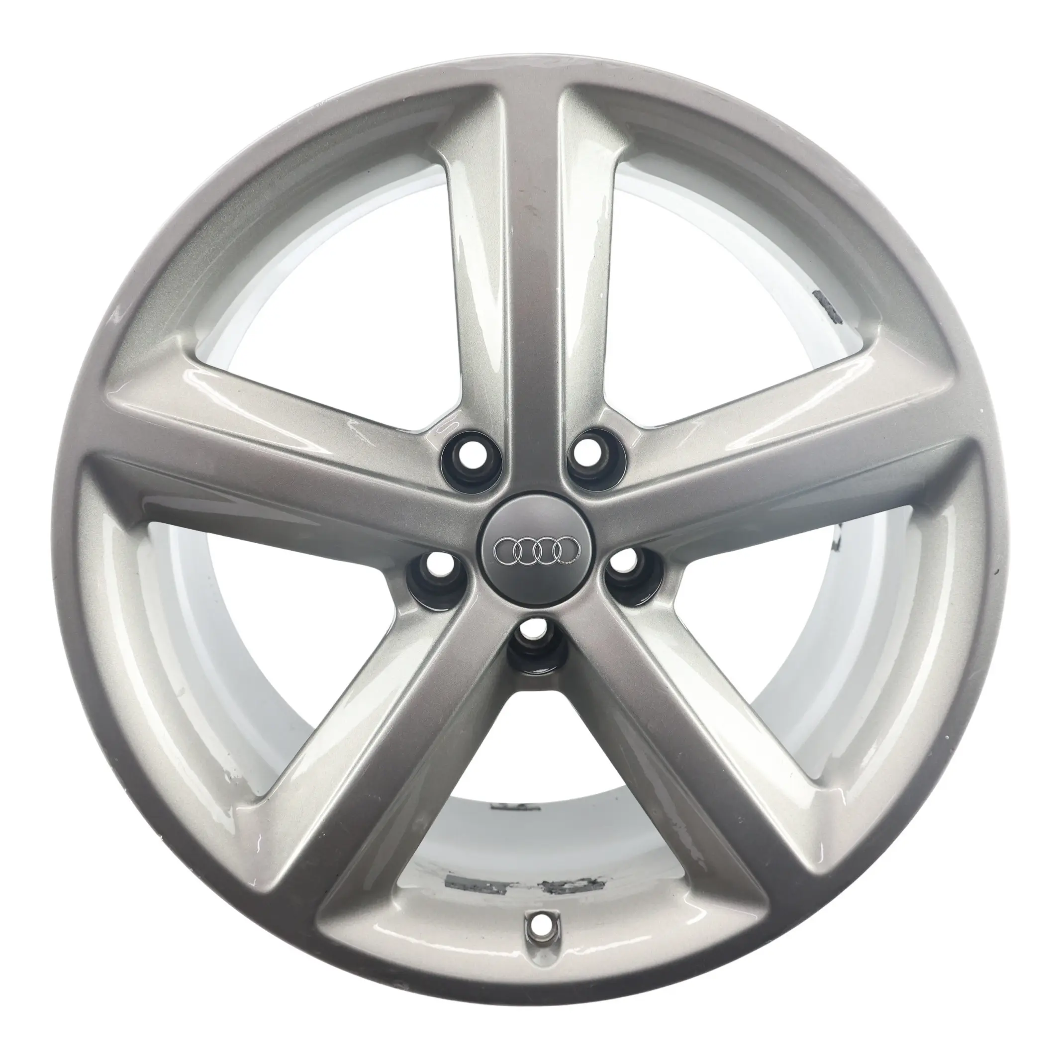 Audi A5 8T Wheel Alloy Rim 18" 8.5J ET:29 Le Mans Silver Star Spoke 8T0601025M