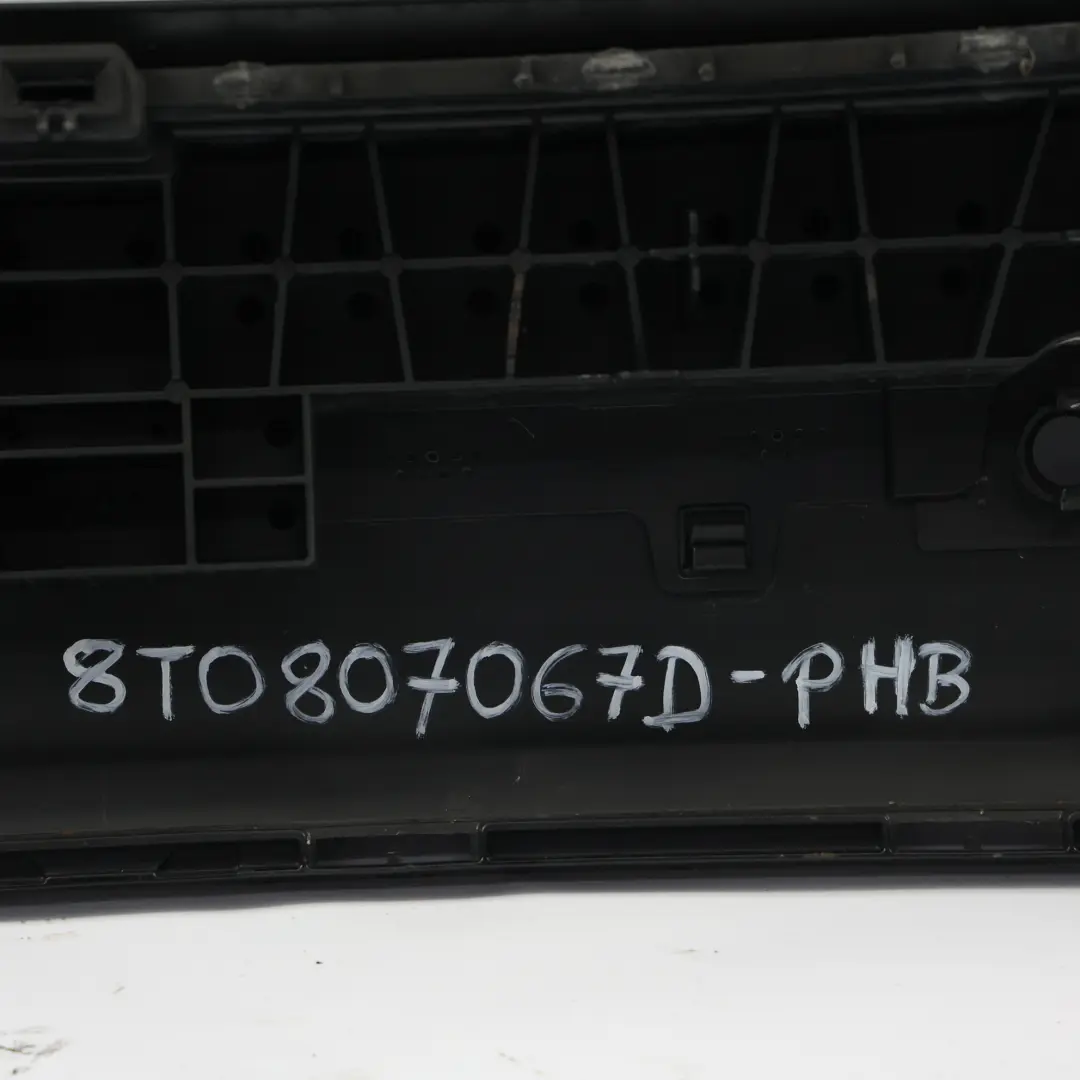 Bumper PDC Trim Panel Covering Phantom Black - Z9Y to Audi A5 8T Rear with Part number 8T0807067D Audi A5 8T Rear Bumper PDC Trim Panel Covering Phantom Black - Z9Y - SKU 8T0807067D-PHB - Part number 8T0807067D