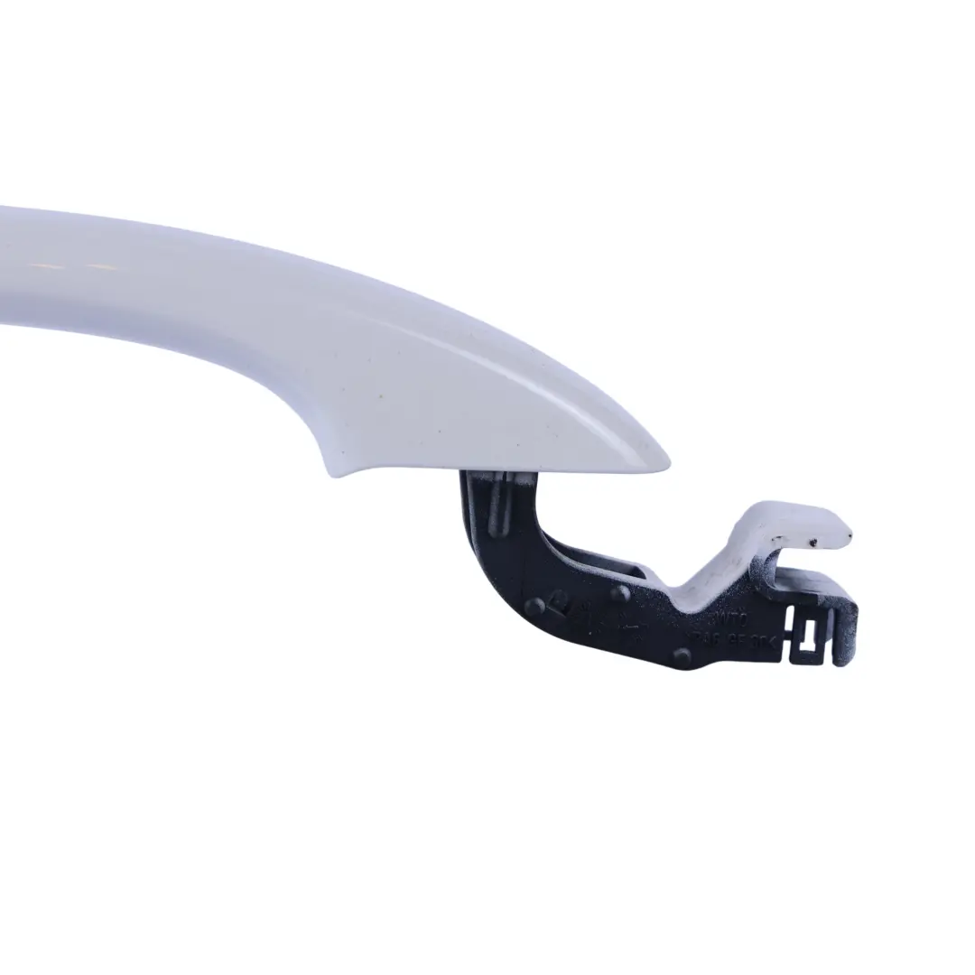 Audi A1 8X Front Door Handle Exterior Trim Left N/S Cortina White - B9A - SKU 8T0837205A-CWH - Part number 8T0837205A