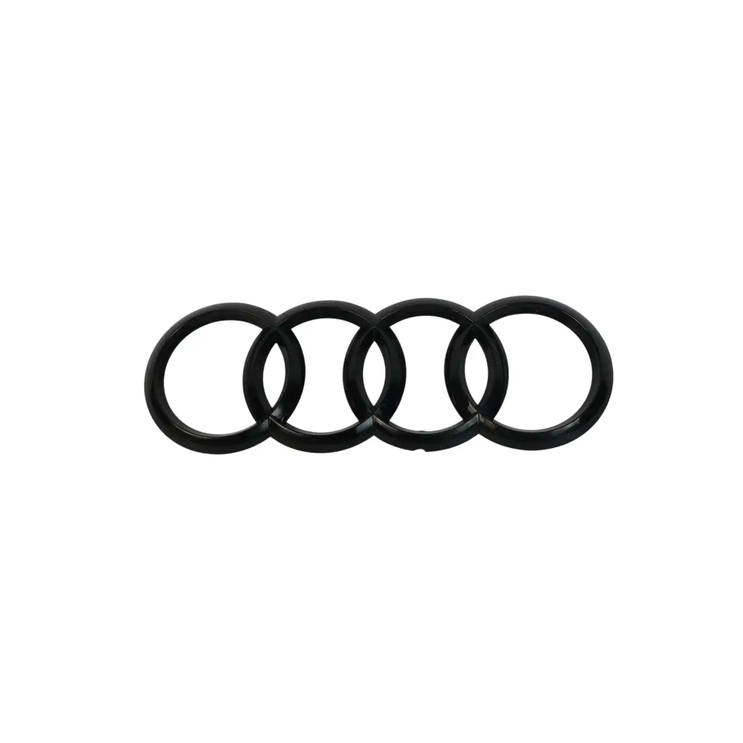 Audi A4 B8 S5 8T Tailgate Rear Hatch Trunk Audi Emblem Chrome Black - SKU 8T0853742D-1 - Part number 8T0853742D