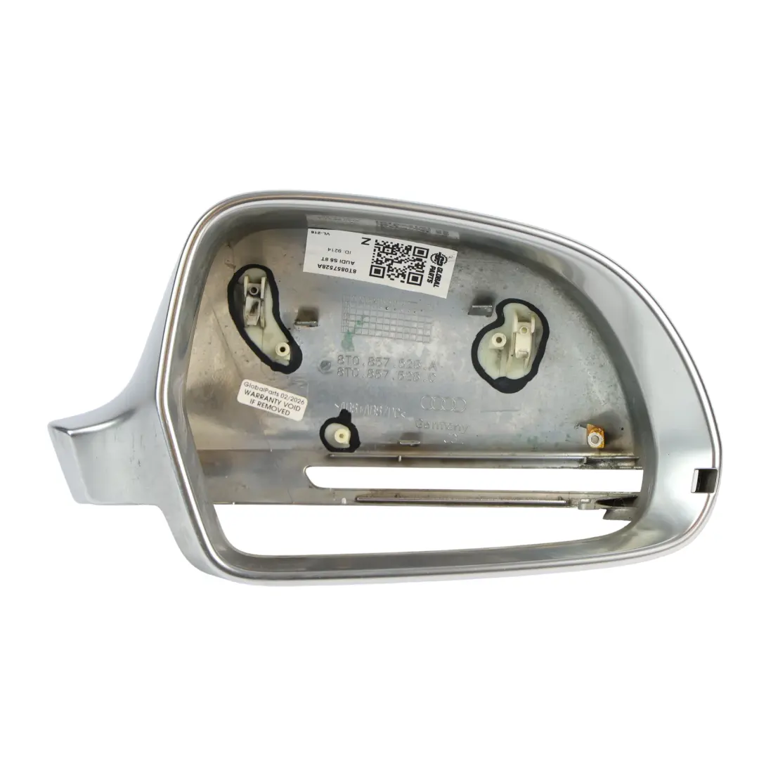 Audi A3 A4 A5 S5 Coque Rétroviseur Extérieur Droit Aluminium - SKU 8T0857528A - Numéro de pièce 8T0857528A
