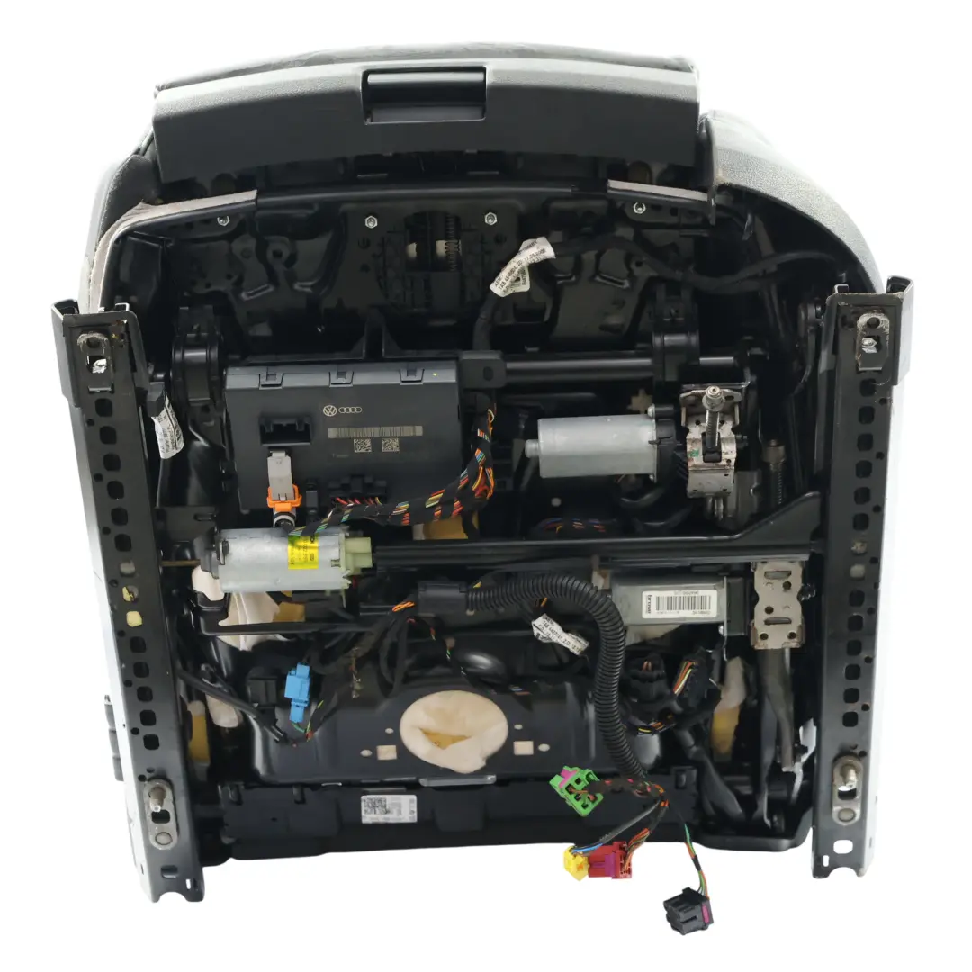 Audi A5 8T Coupe Fotel Sportowy Przedni Elektryczny Lewy Skóra Soul Black - SKU 8T0881805BJ-3 - Numer Części 8T0881805BJ