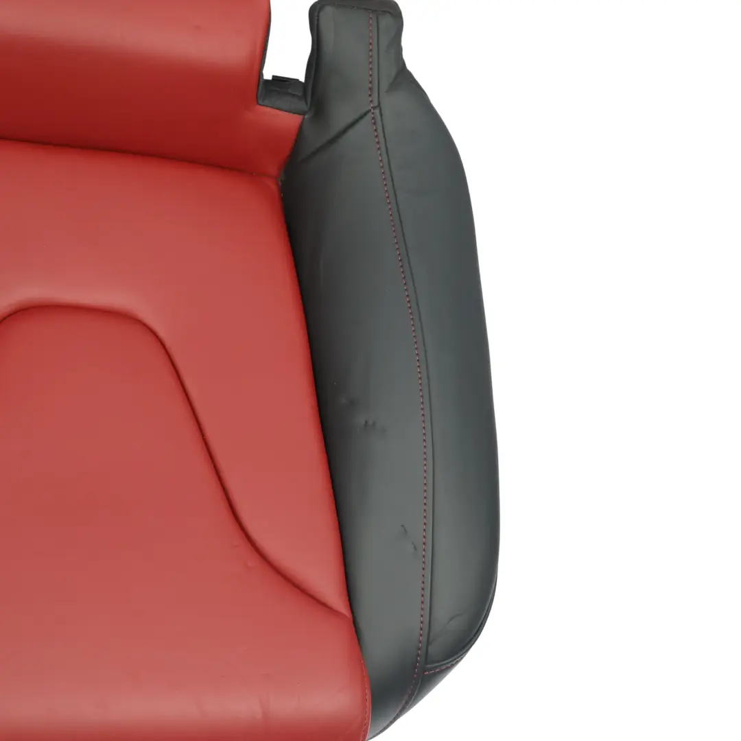 Audi S5 8T Coupé Rivestimento Divano Posteriore In Pelle Nero/Rosso - SKU 8T0885405CJ-1 - Numero di parte 8T0885405CJ