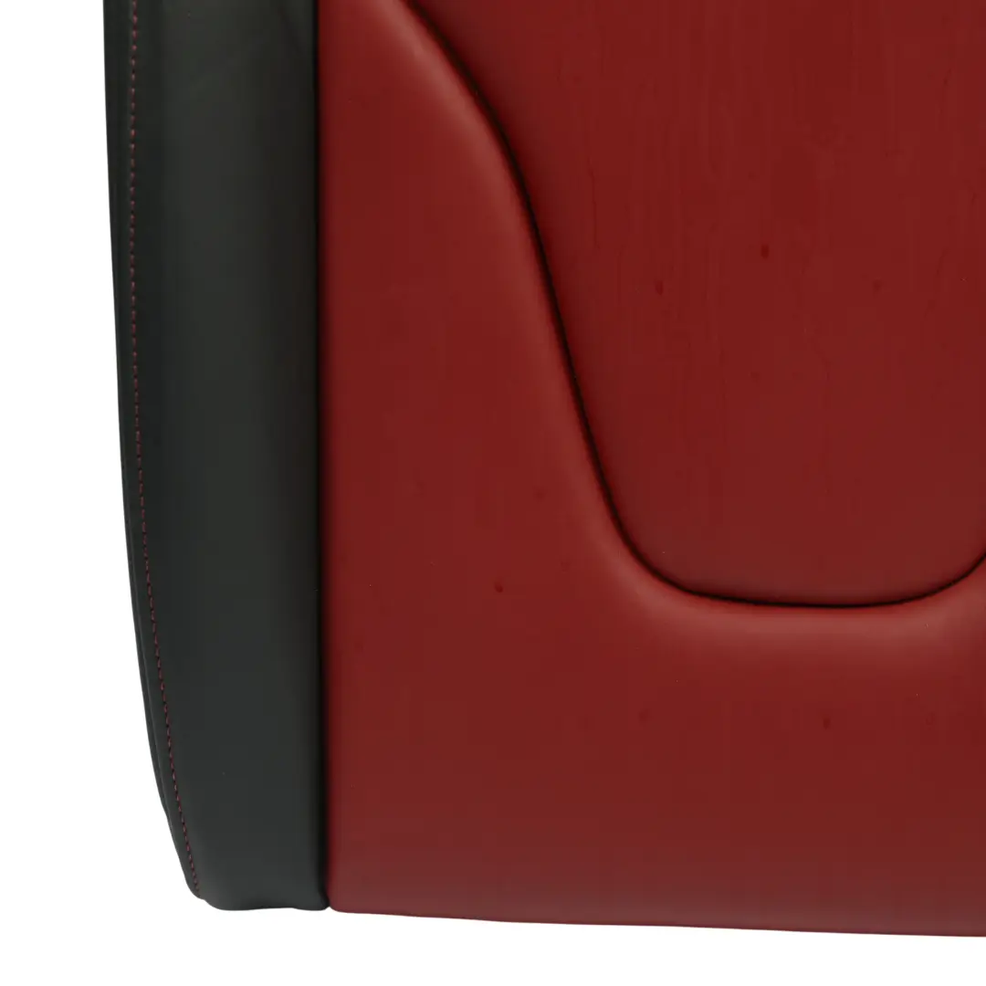 Respaldo Asiento Trasero Cojín Izquierdo Cuero Negro/Rojo para Audi S5 8T con número de pieza 8T0885805AM Audi S5 8T Respaldo Asiento Trasero Cojín Izquierdo Cuero Negro/Rojo - SKU 8T0885805AM-1 - Número de pieza 8T0885805AM