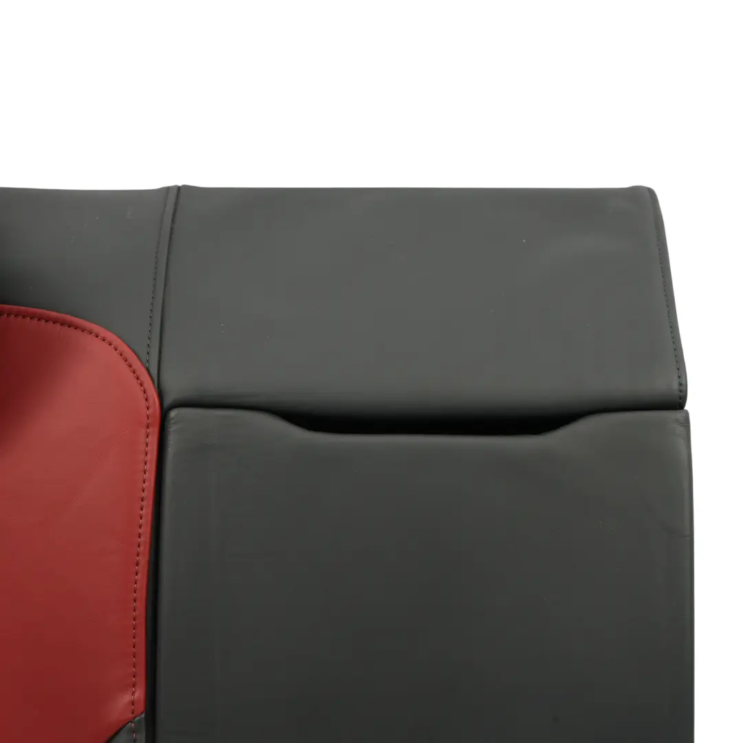 Audi S5 8T Seat Backrest Back Cover Rear Centre Right O/S Leather Black/Red - SKU 8T0885806BF-1 - Part number 8T0885806BF