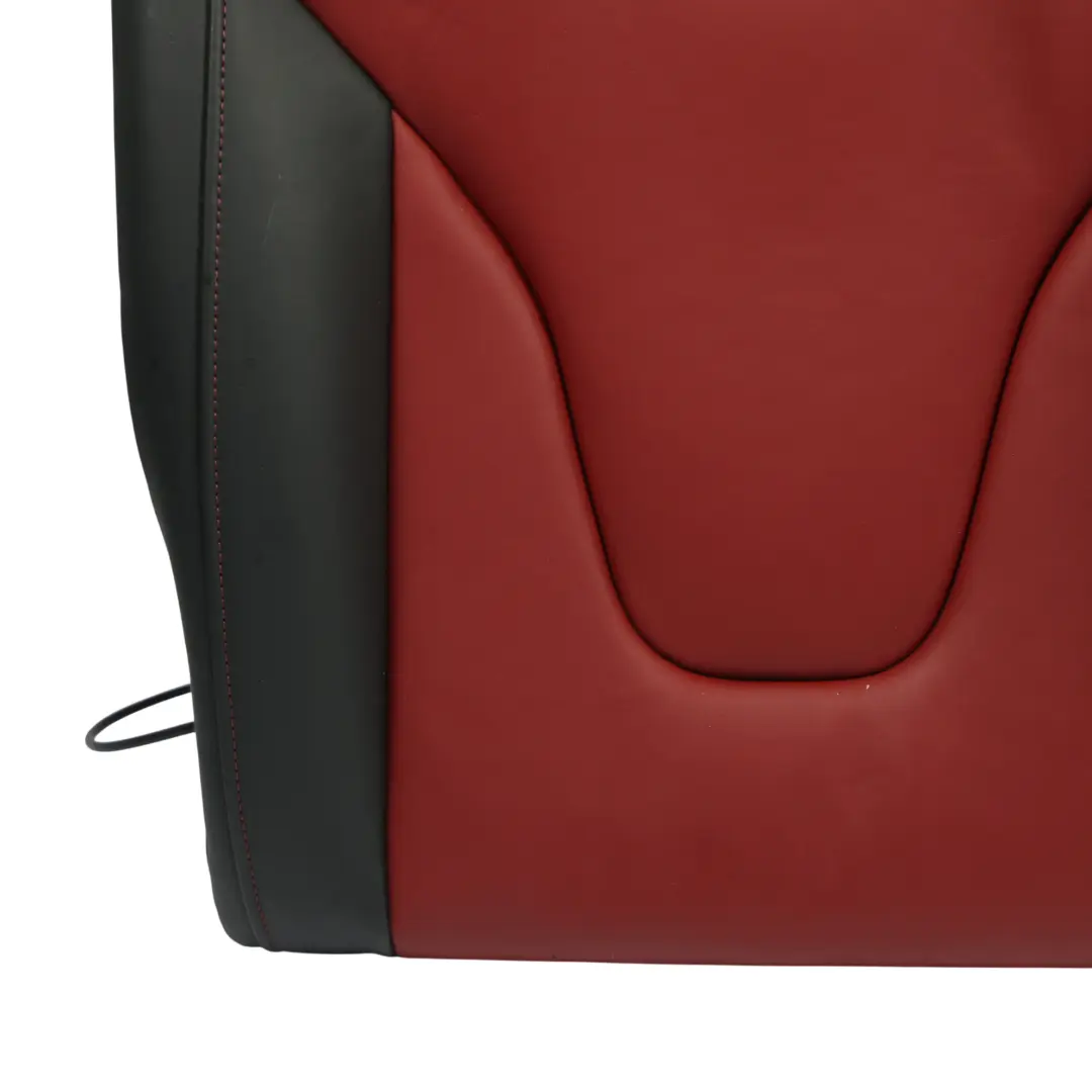 Asiento Respaldo Trasero Centro Derecho Cuero Negro/Rojo para Audi A5 8T con número de pieza 8T0885806BF Audi A5 8T Asiento Respaldo Trasero Centro Derecho Cuero Negro/Rojo - SKU 8T0885806BF-1 - Número de pieza 8T0885806BF