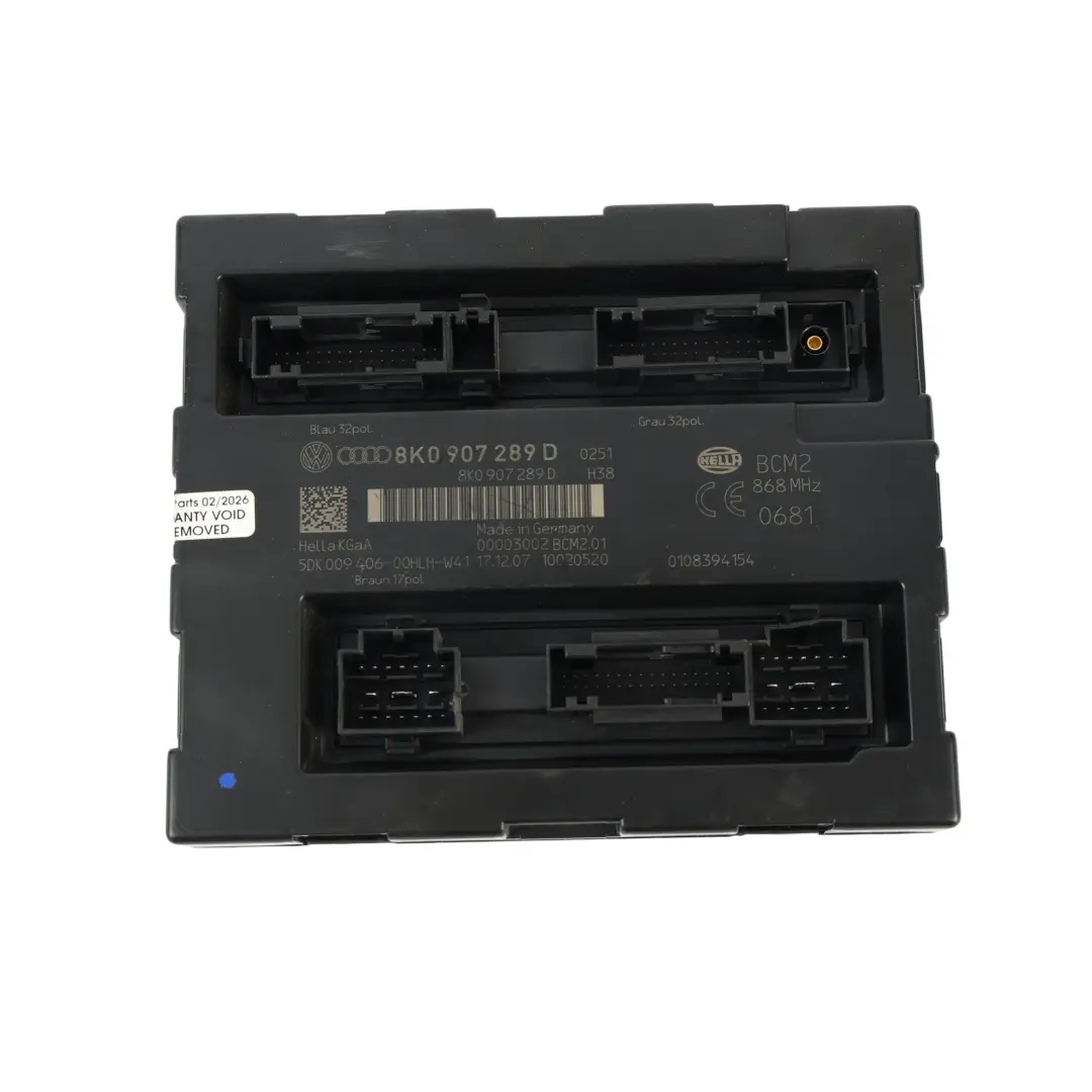 Audi S5 8T 4.2 FSI CAUA Quattro 354HP Control Del Motor ECU Manual - SKU 8T0907560F - Número de pieza 8T0907560F