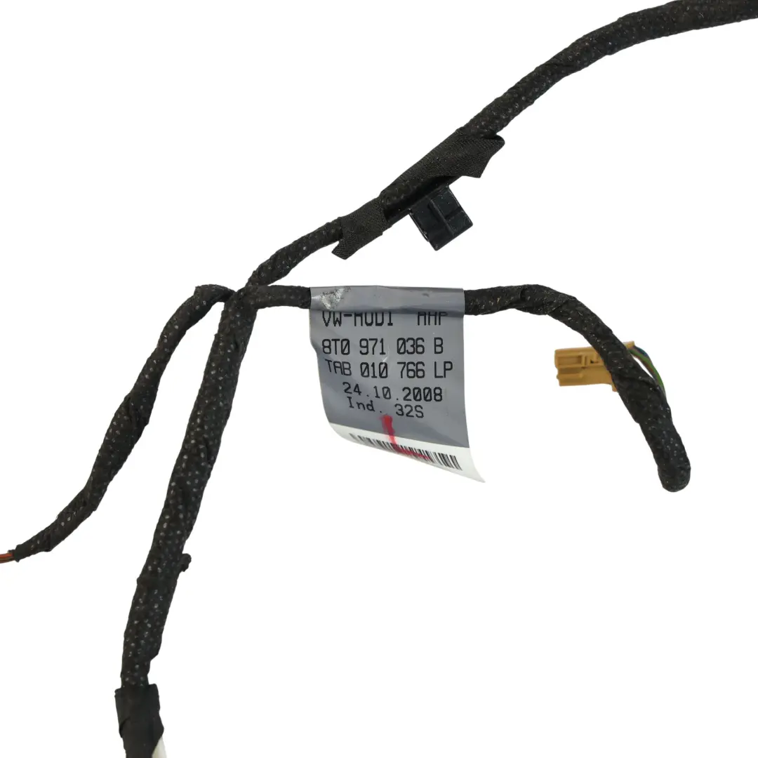 8F S5 8T Puerta Cable Harness Loom Delantero Pasajero para Audi A5 8T S5 con número de pieza 8T0971036B Audi A5 8T S5 8F S5 8T Puerta Cable Harness Loom Delantero Pasajero - SKU 8T0971036B - Número de pieza 8T0971036B