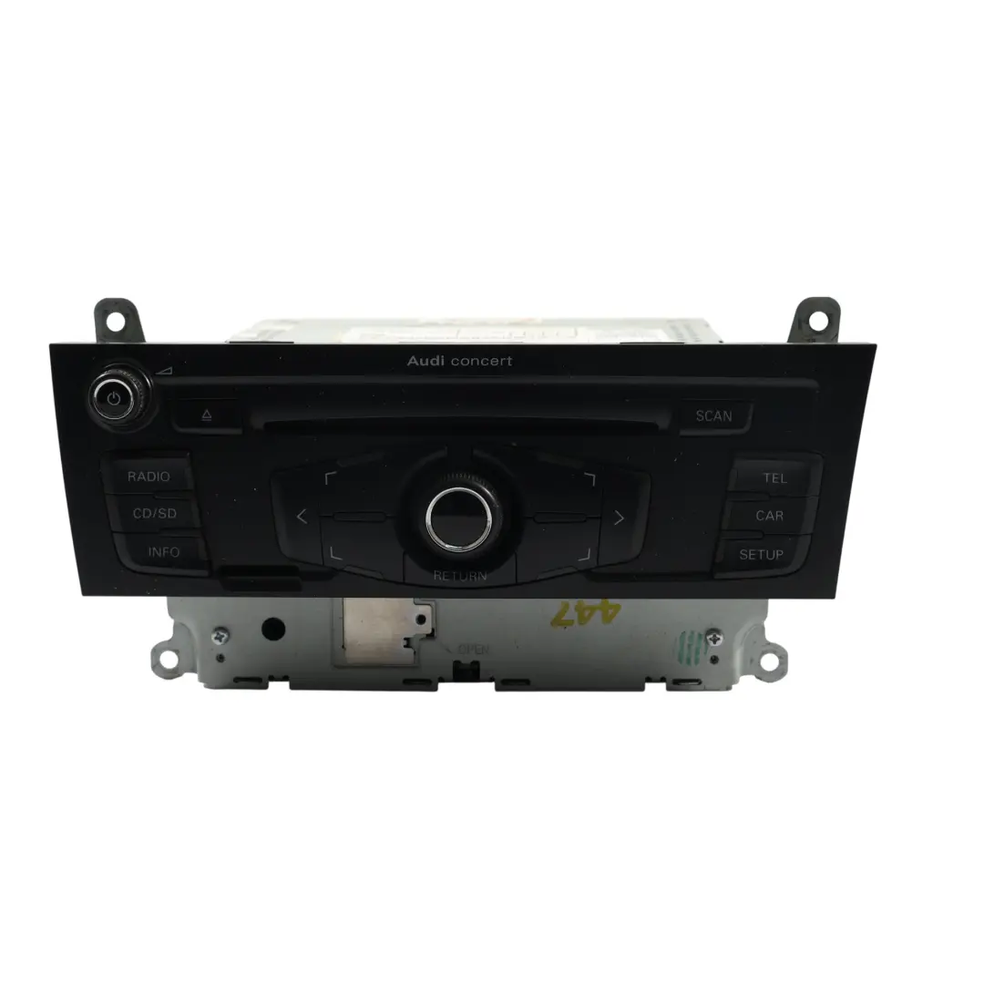 Audi A4 B8 Radio Radioodtwarzacz Concert CD - SKU 8T2035186B - Numer Części 8T2035186B