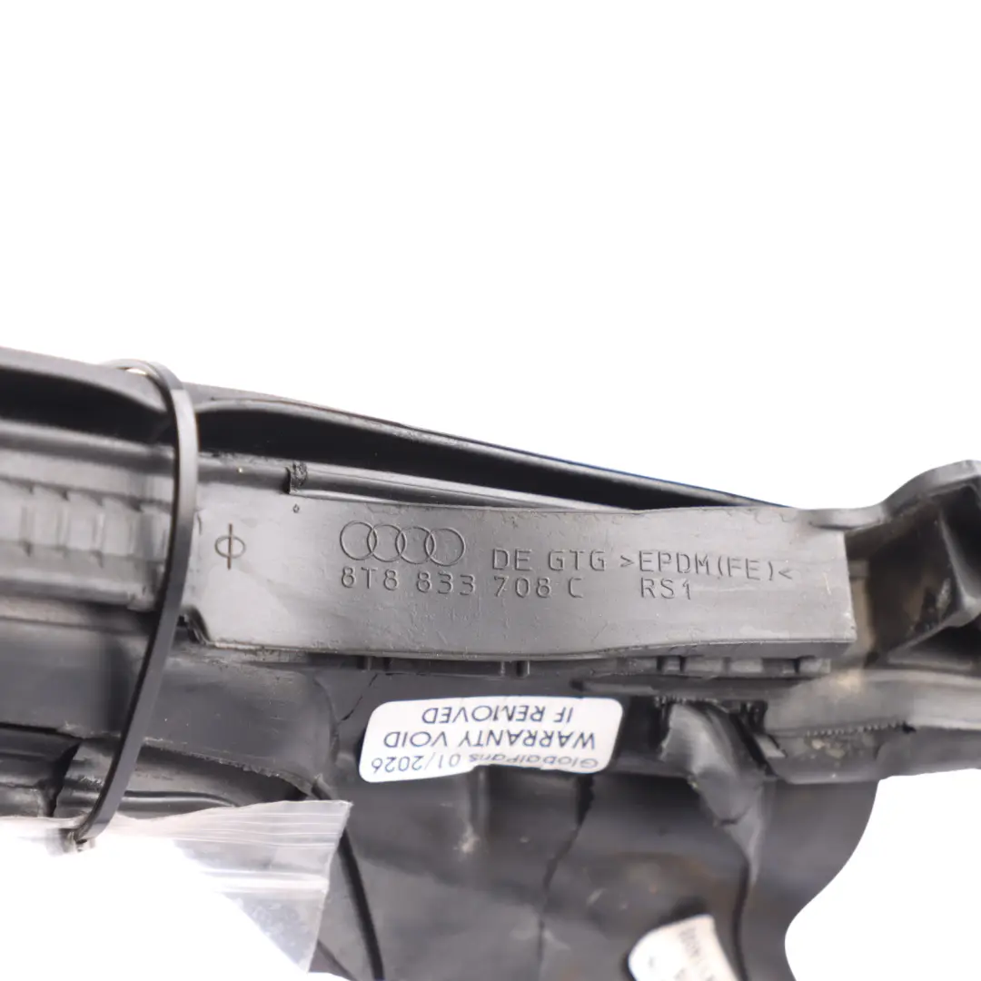 Audi A5 8T Inner Door Seal Rubbder Gasket Sealing Rear Right O/S - SKU 8T8833708C - Part number 8T8833708C