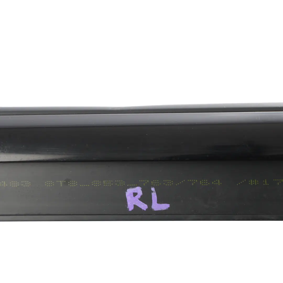 Audi A5 8T Rear Door Window Trim Strip Moulding Left N/S Black - SKU 8T8853763J - Part number 8T8853763J