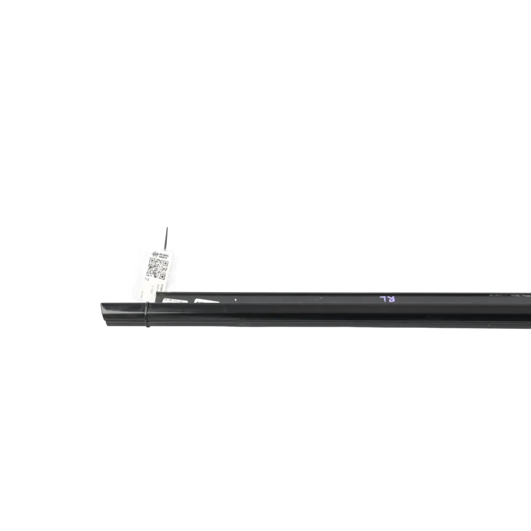 Moldura Tira Ventana Puerta Trasera Izquierda Negro para Audi A5 8T con número de pieza 8T8853763J Audi A5 8T Moldura Tira Ventana Puerta Trasera Izquierda Negro - SKU 8T8853763J - Número de pieza 8T8853763J
