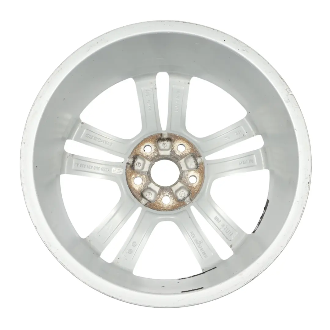 Audi Q3 Argento Cerchio lega 8U 18" 7J ET:43 Doppia Stella a Raggi - SKU 8U0601025AJ-1 - Numero di parte 8U0601025AJ