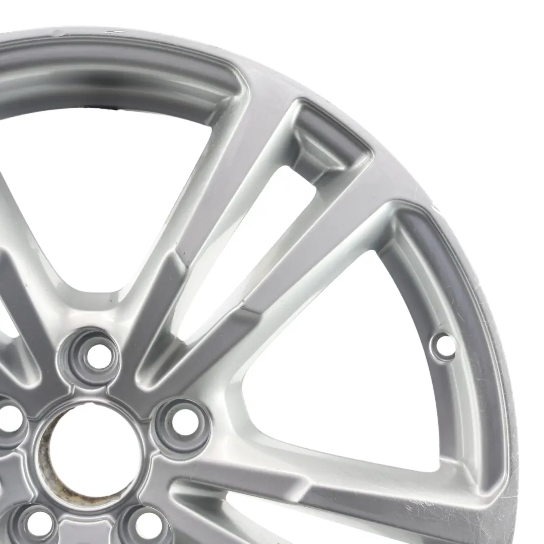 Audi Q3 8U Silver Wheel Alloy Rim 18" 7J ET:43 Double Star Spoke - SKU 8U0601025AJ-1 - Part number 8U0601025AJ