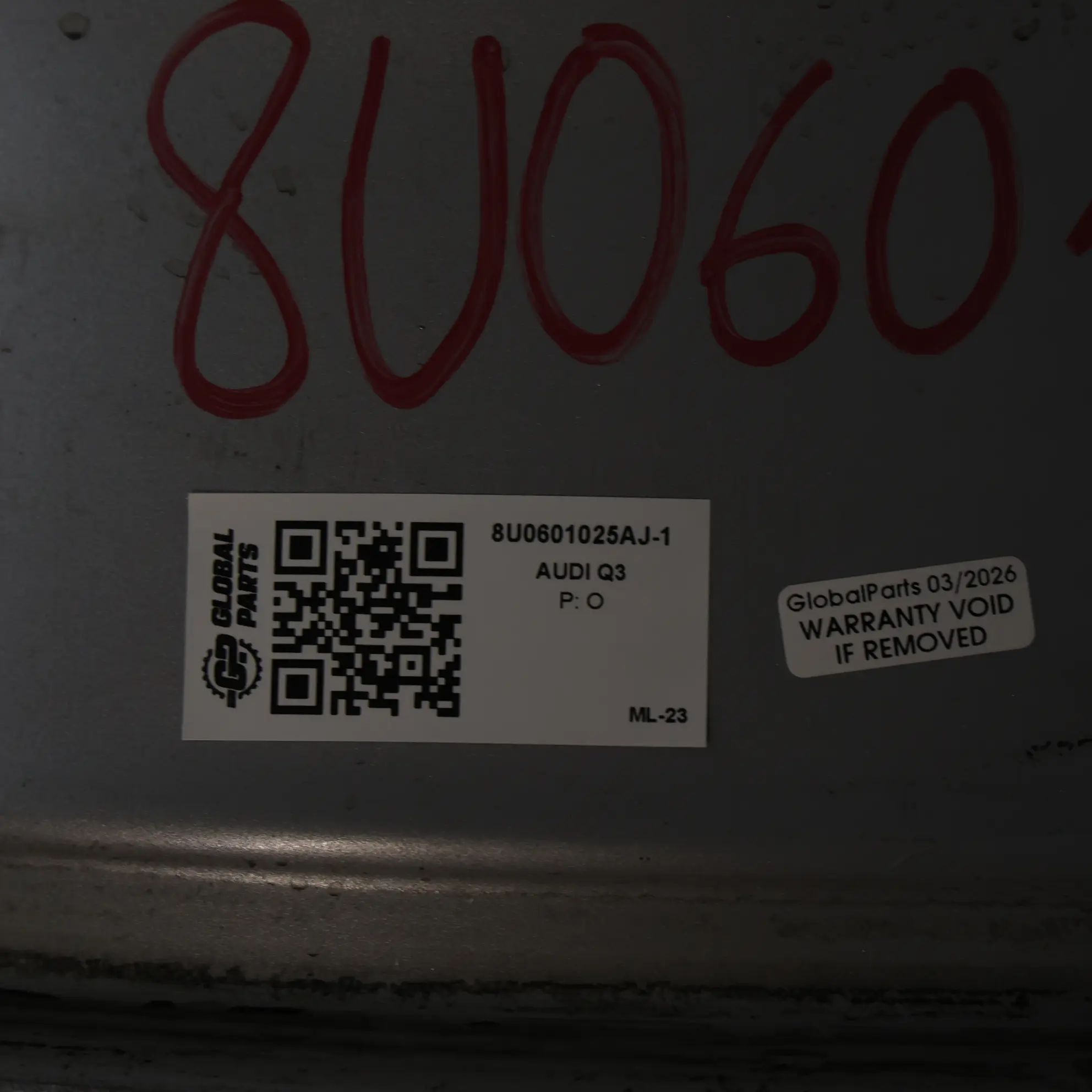 Audi Q3 8U Silver Wheel Alloy Rim 18" 7J ET:43 Double Star Spoke 8U0601025AJ