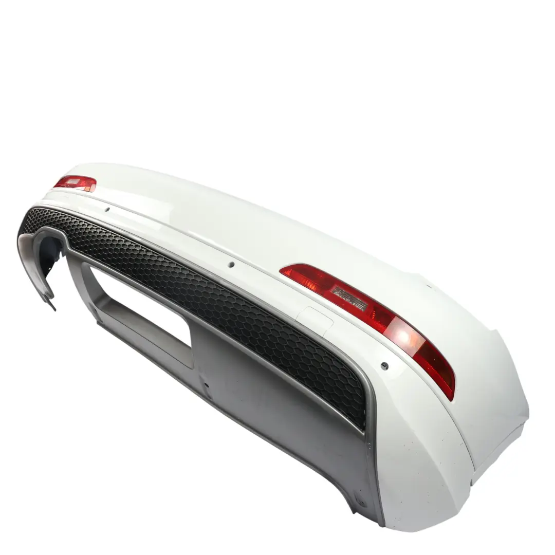Audi Q3 8U Zderzak Tylny Glacier White Pearl Biały - S9R - SKU 8U0807067B-MGW - Numer Części 8U0807067B