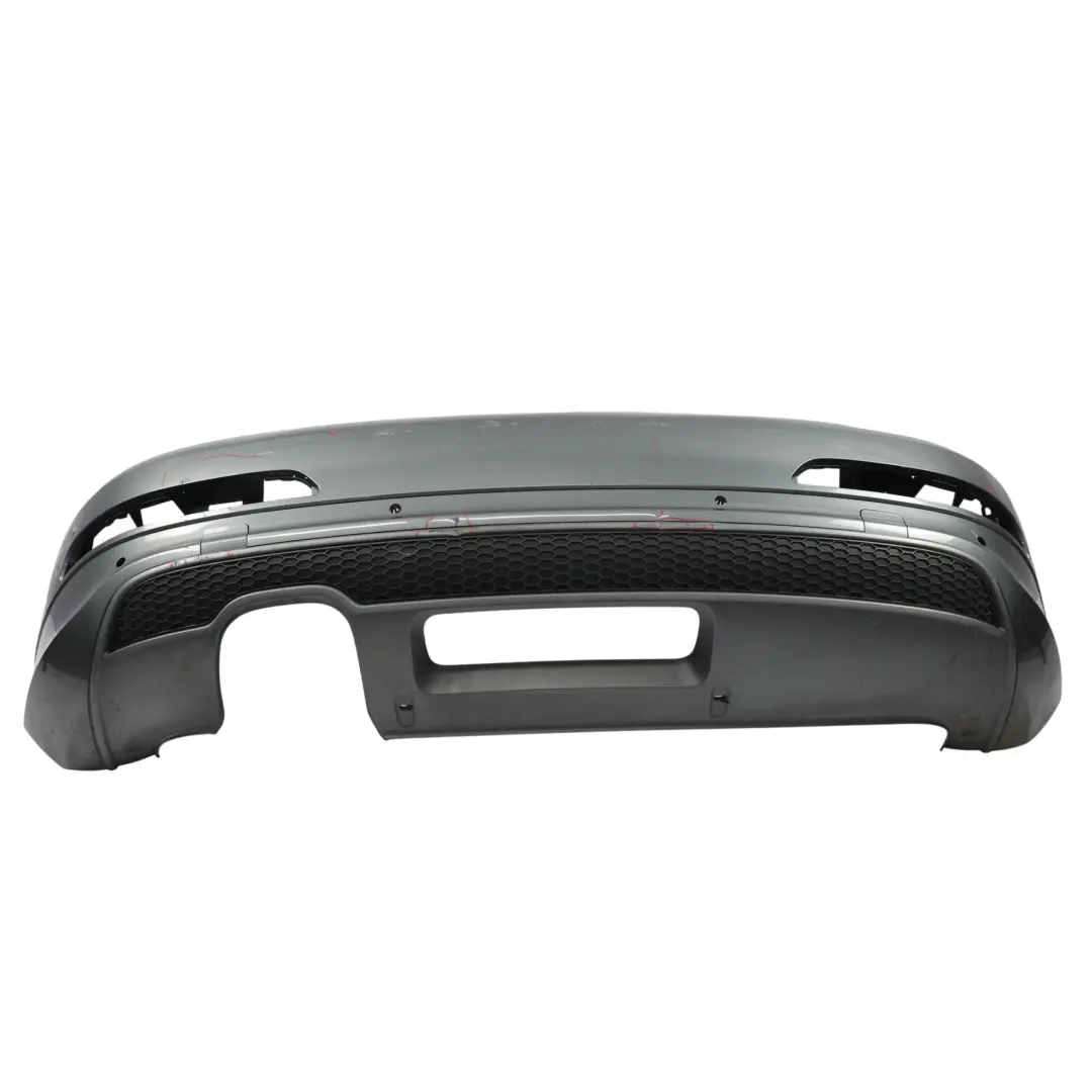 Bumper Trim Panel Covering Monsoon Grey Metallic - X7R to Audi Q3 8U Rear with Part number 8U0807067B Audi Q3 8U Rear Bumper Trim Panel Covering Monsoon Grey Metallic - X7R - SKU 8U0807067B-MOG - Part number 8U0807067B