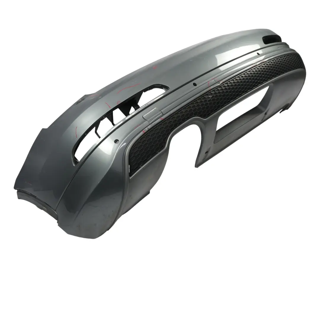 Bumper Trim Panel Covering Monsoon Grey Metallic - X7R to Audi Q3 8U Rear with Part number 8U0807067B Audi Q3 8U Rear Bumper Trim Panel Covering Monsoon Grey Metallic - X7R - SKU 8U0807067B-MOG - Part number 8U0807067B