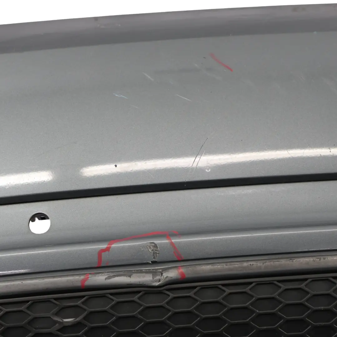 Bumper Trim Panel Covering Monsoon Grey Metallic - X7R to Audi Q3 8U Rear with Part number 8U0807067B Audi Q3 8U Rear Bumper Trim Panel Covering Monsoon Grey Metallic - X7R - SKU 8U0807067B-MOG - Part number 8U0807067B