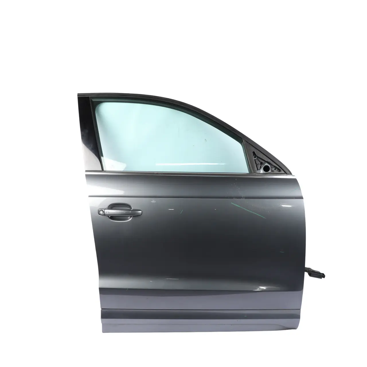 Audi Q3 8U Door Front Right O/S Covering Panel Monsoon Grey Metallic - X7R