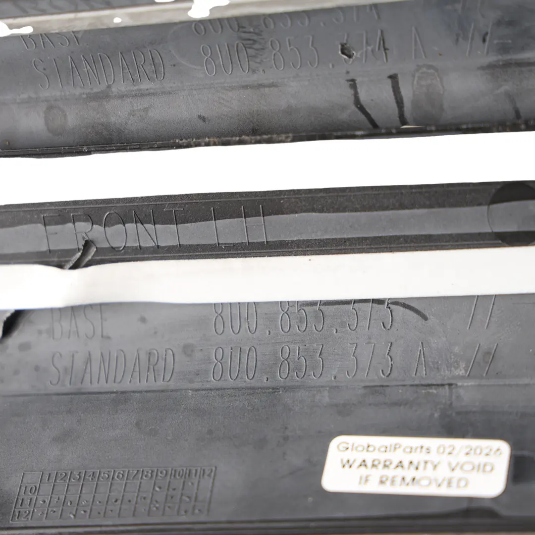 Audi Q3 8U Door Entry Sill Strip Plate Moulding Left Right N/O/S SET - SKU 8U0853373B-1 - Part number 8U0853373B