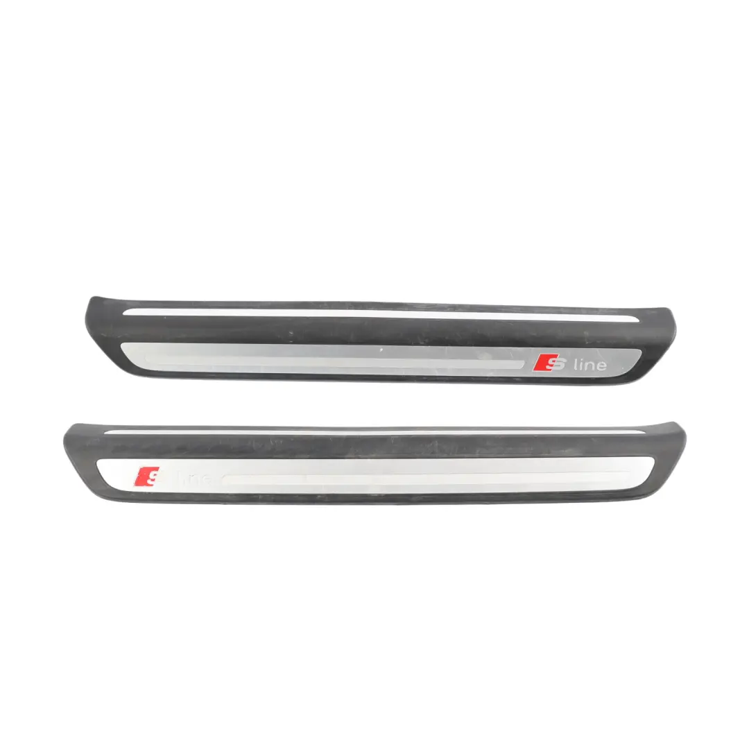 Door Entry Sill Strip Plate Moulding Left Right N/O/S SET to Audi Q3 8U with Part number 8U0853373B Audi Q3 8U Door Entry Sill Strip Plate Moulding Left Right N/O/S SET - SKU 8U0853373B-1 - Part number 8U0853373B