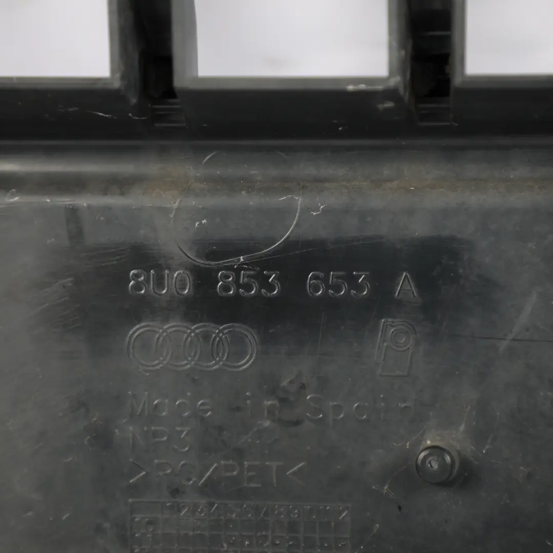 Audi Q3 8U Front Bumper Centre Upper Grille Radiator Panel - SKU 8U0853653A - Part number 8U0853653A