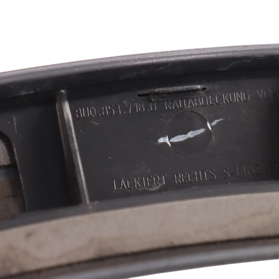 Audi Q3 8U Front Wing Wheel Arch Trim Right O/S Monsoon Grey Metallic - X7R - SKU 8U0853718D-MOG1 - Part number 8U0853718D