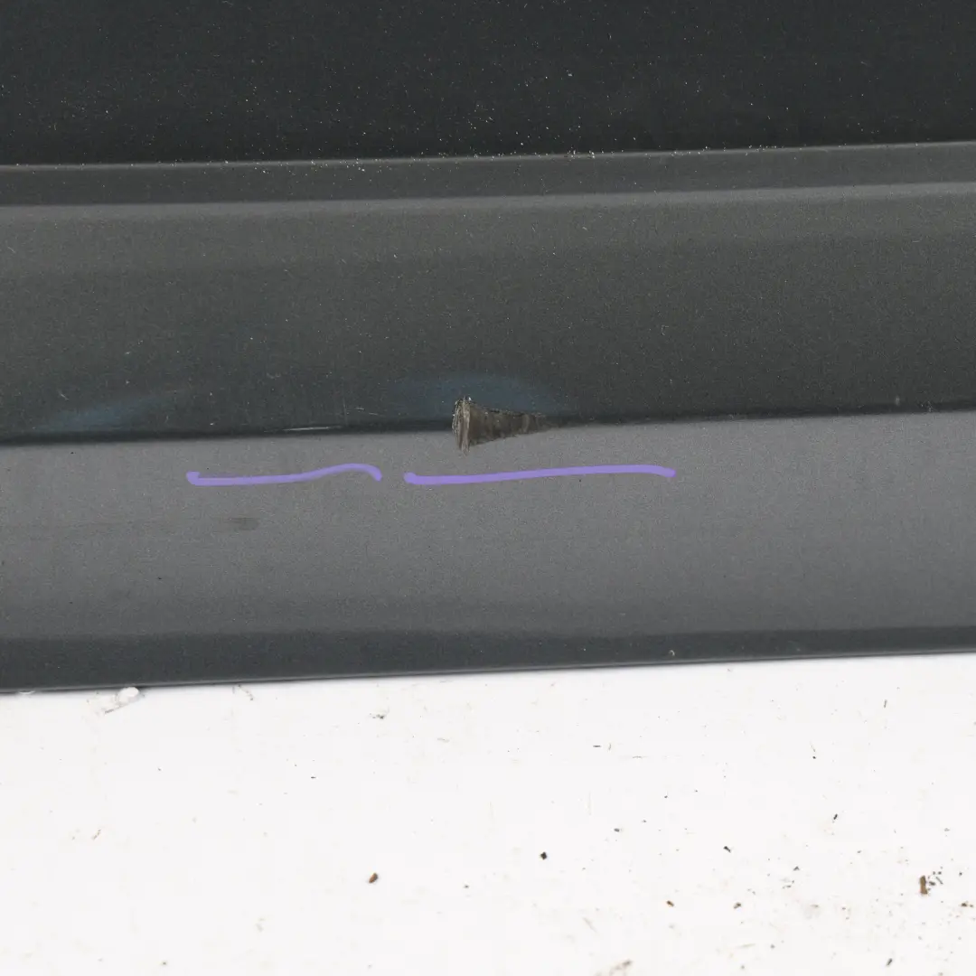 Audi Q3 8U Rear Door Trim Lower Moulding Strip Left N/S Monsoon Grey - X7R - SKU 8U0853969D-MOG - Part number 8U0853969D