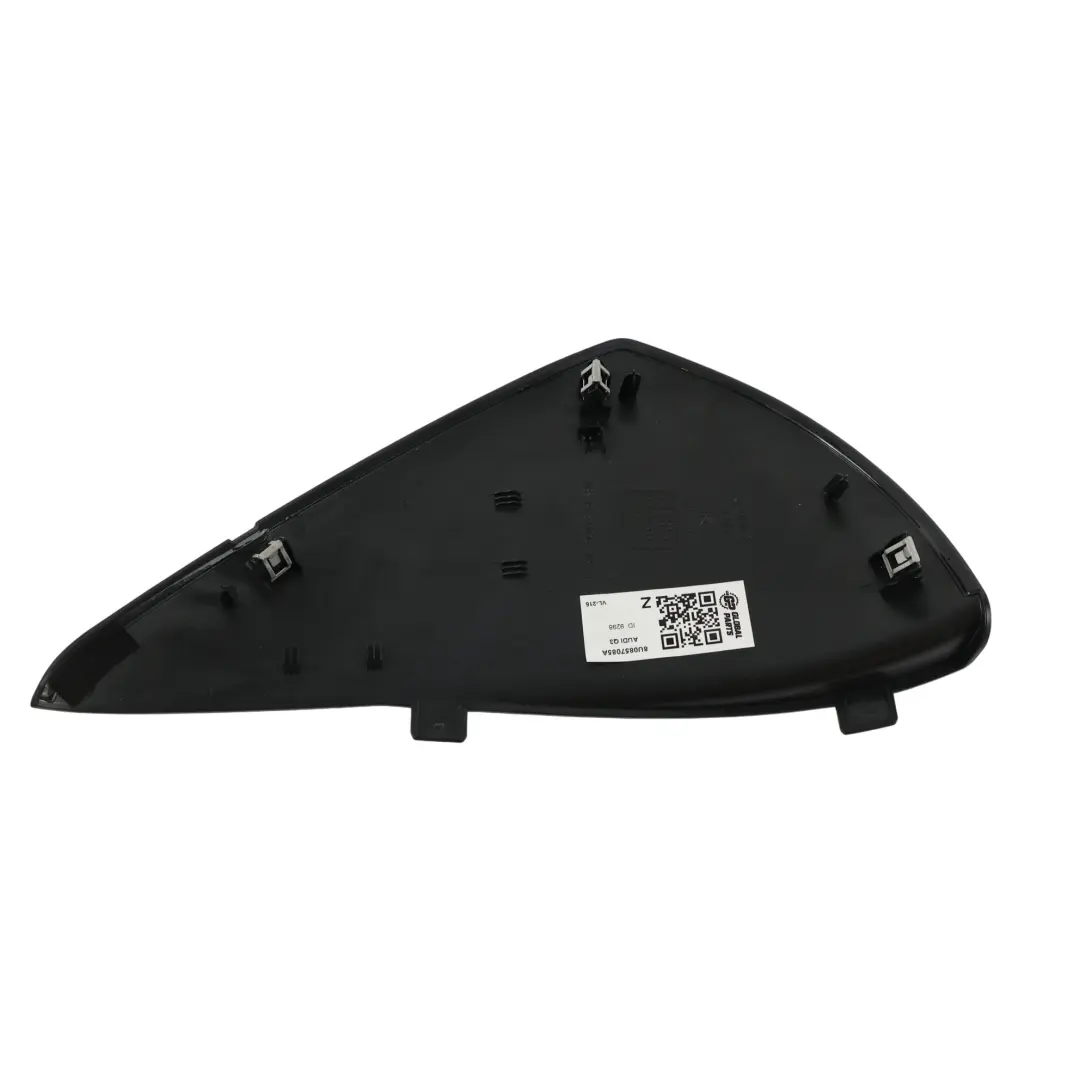 Panel Trim Lateral Salpicadero Negro Soul Izquierdo para Audi Q3 8U con número de pieza 8U0857085A Audi Q3 8U Panel Trim Lateral Salpicadero Negro Soul Izquierdo - SKU 8U0857085A - Número de pieza 8U0857085A