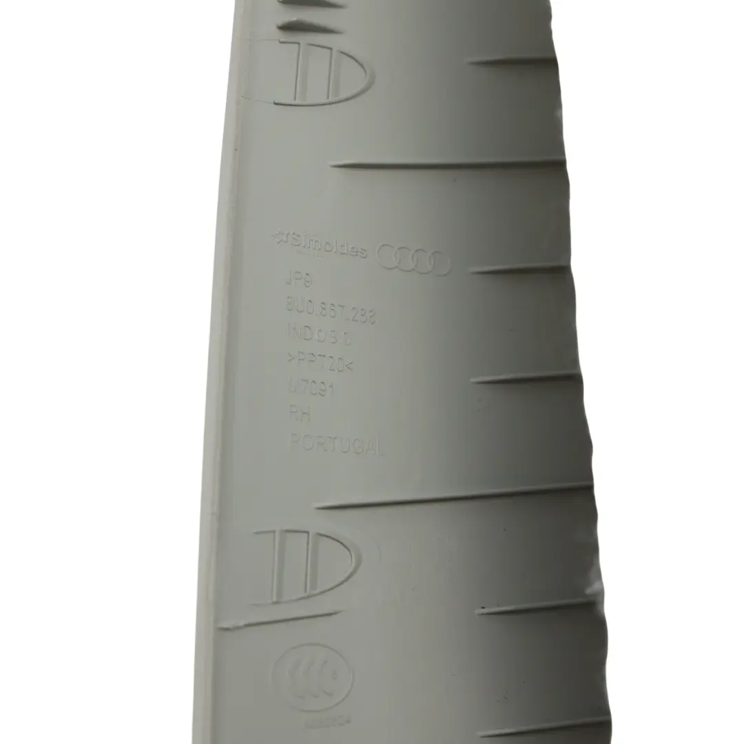Audi Q3 8U Pilar C Panel Cobertura Superior Derecho Plata Cristal - SKU 8U0867288-1 - Número de pieza 8U0867288