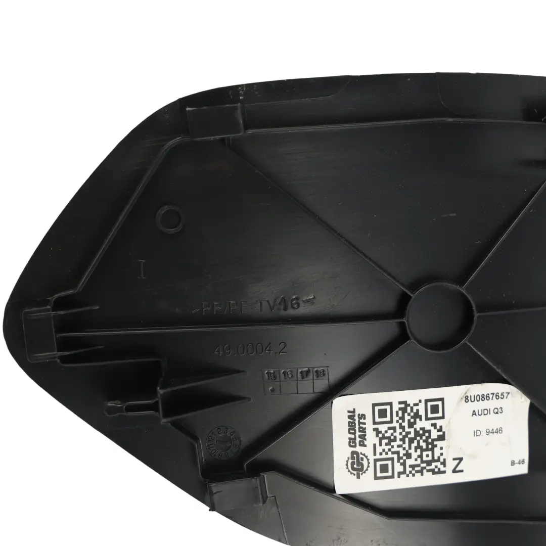 Copertura Pannello Fanalino Posteriore Sinistro per Audi Q3 8U con numero di parte 8U0867657 Audi Q3 8U Copertura Pannello Fanalino Posteriore Sinistro - SKU 8U0867657 - Numero di parte 8U0867657