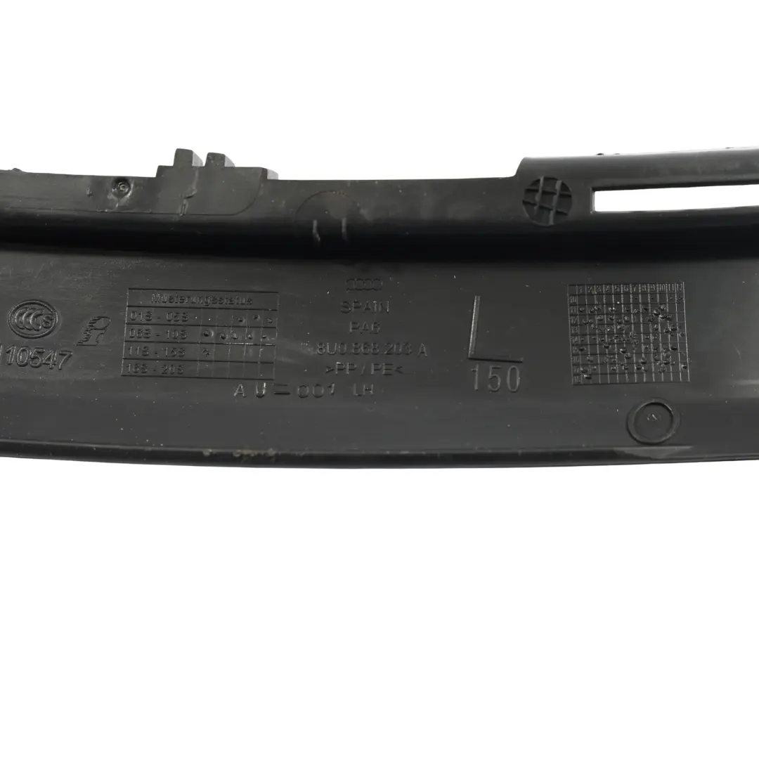 Pillar Trim Soul Black Center Left N/S to Audi Q3 8U Q3 SE A with Part number 8U0868203A Audi Q3 8U Q3 SE A Pillar Trim Soul Black Center Left N/S - SKU 8U0868203A - Part number 8U0868203A